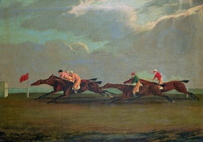 Rennen in Cheltenham, 1826 von English School
